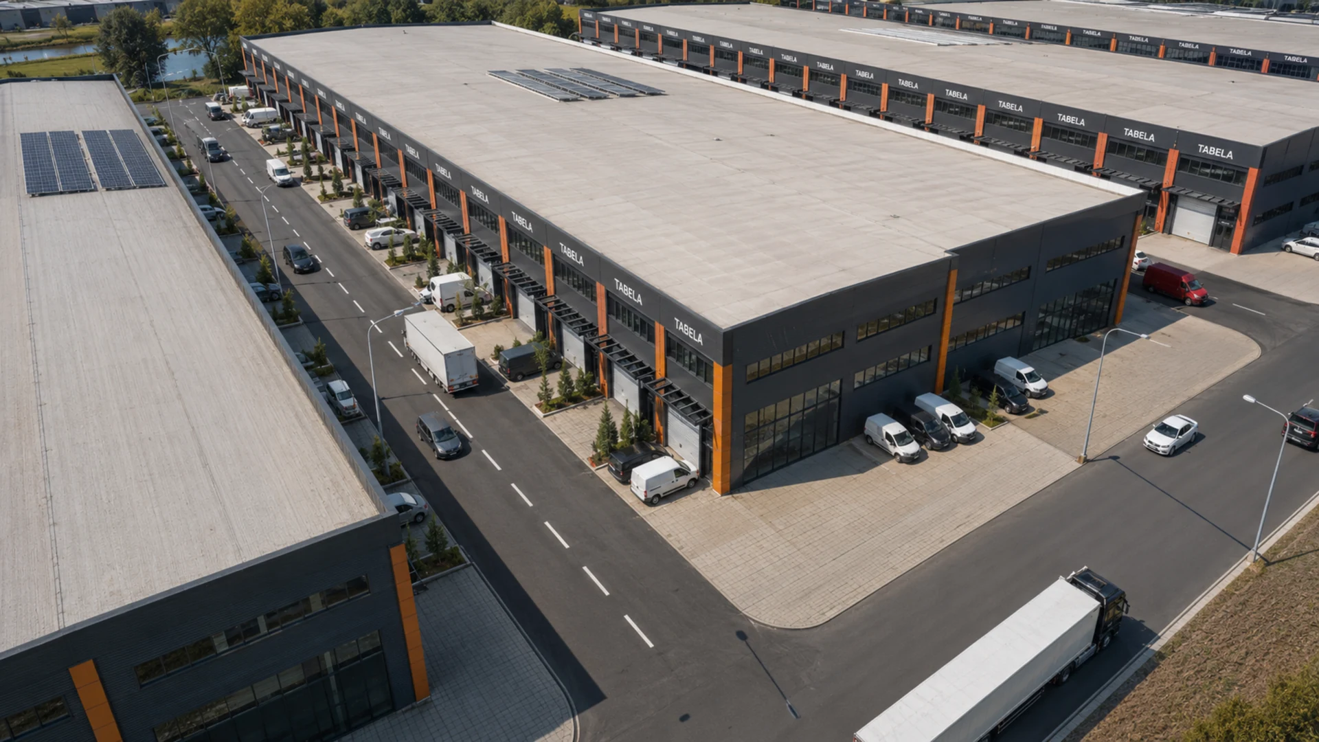 Nehir Sanayi Sitesi köşe blok görünümü