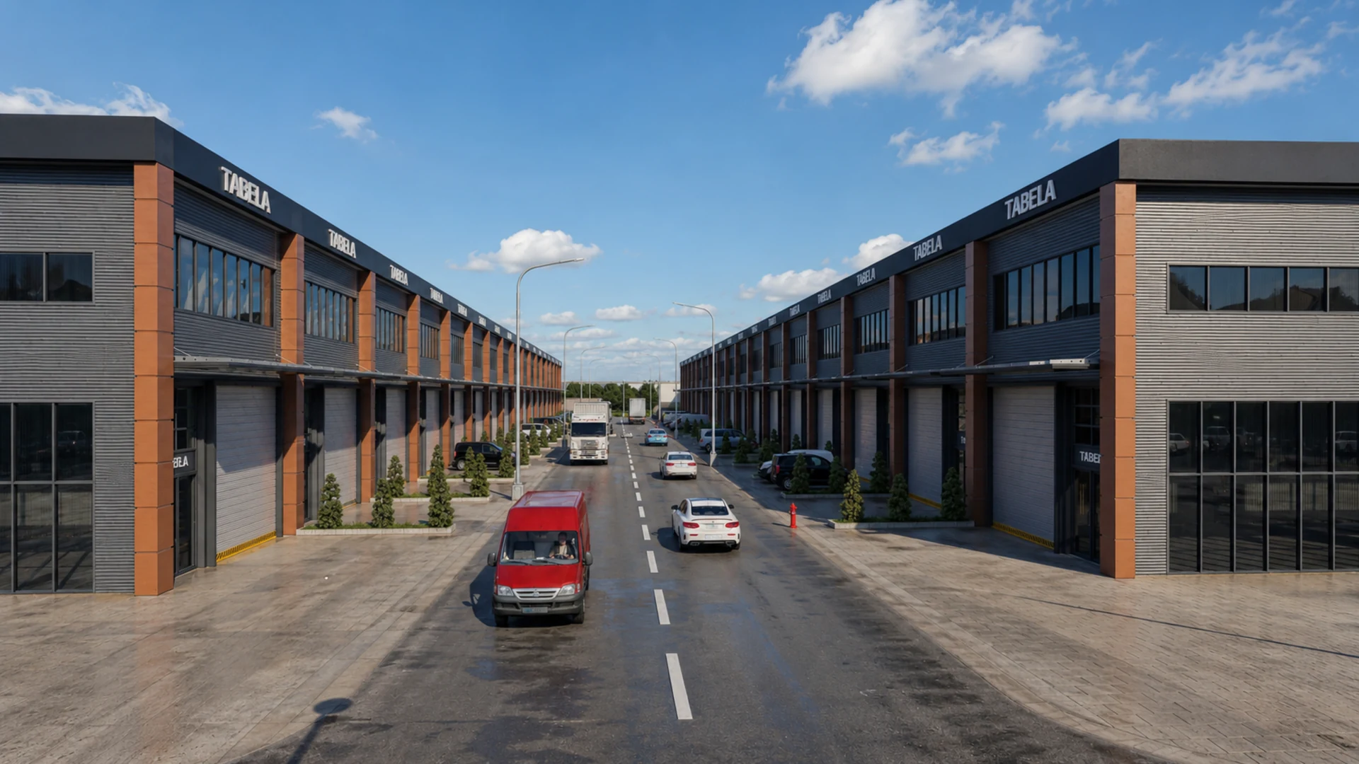 Nehir Sanayi Sitesi araç yaklaşımı